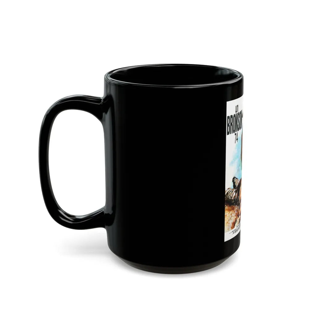 CHINO (2) 1973 Movie Poster - Black Coffee Mug-Go Mug Yourself