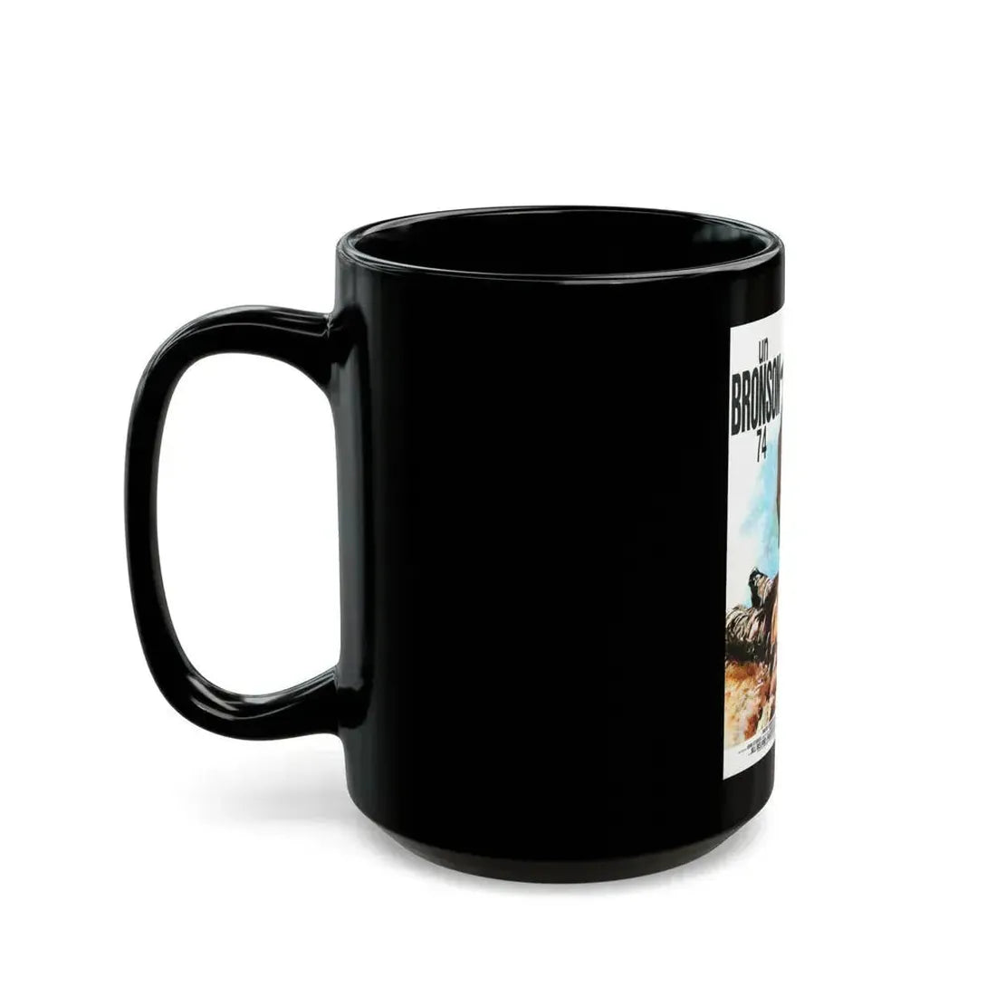 CHINO (2) 1973 Movie Poster - Black Coffee Mug - Go Mug Yourself
