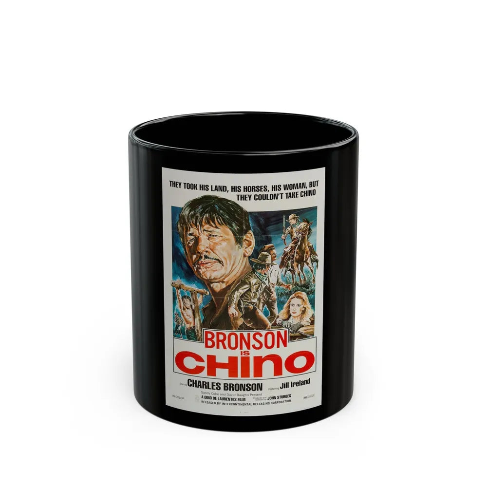 CHINO (4) 1973 Movie Poster - Black Coffee Mug-11oz-Go Mug Yourself