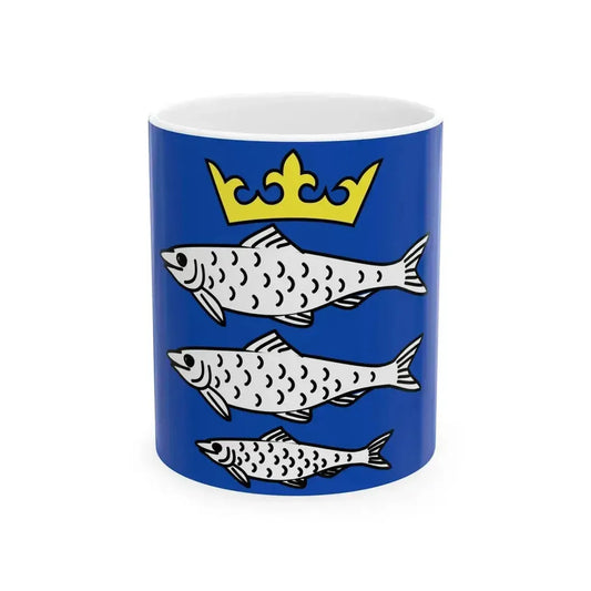 Chiny vlag (Belgium) White Coffee Mug 11oz - Go Mug Yourself