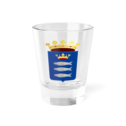 Chiny wapen (Belgium) (Coat of Arms) Shot Glass 1.5oz 1.5oz - Go Mug Yourself