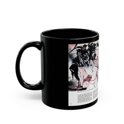 Chivington's Brutal Indian Massacre, Sir! magazine, July 1959 - Black Coffee Mug - Go Mug Yourself