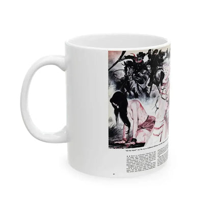 Chivington's Brutal Indian Massacre, Sir! magazine, July 1959 - White Coffee Mug - Go Mug Yourself