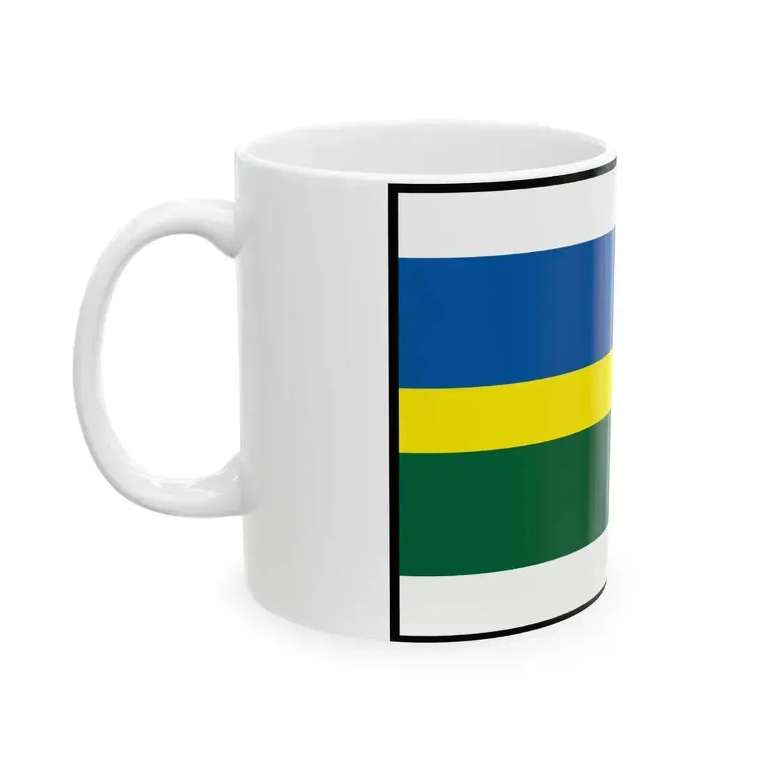 Chlmec Humenne Flag (Slovakia) White Coffee Mug - Go Mug Yourself