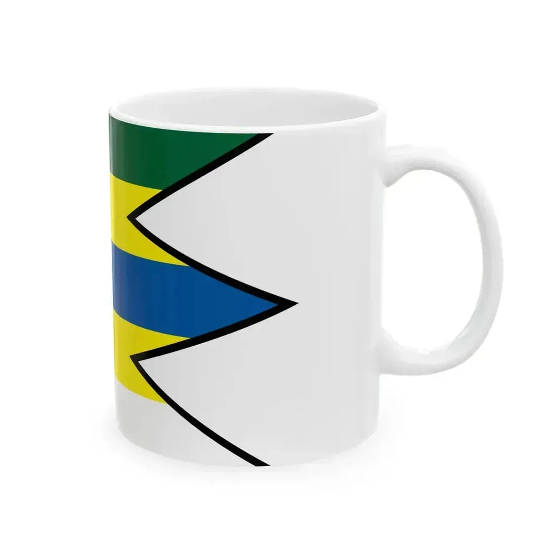 Chmelovec Presov Flag (Slovakia) White Coffee Mug - Go Mug Yourself