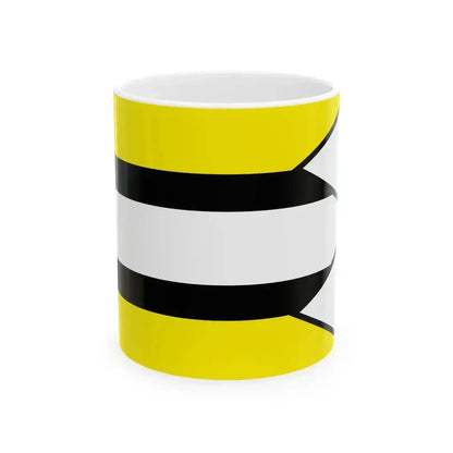 Chminany Presov Flag (Slovakia) White Coffee Mug 11oz - Go Mug Yourself