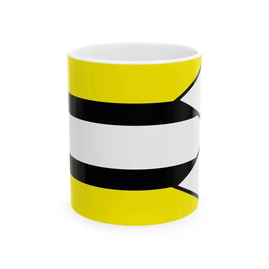 Chminany Presov Flag (Slovakia) White Coffee Mug 11oz - Go Mug Yourself