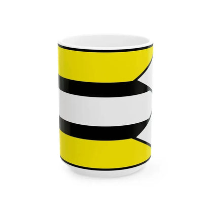 Chminany Presov Flag (Slovakia) White Coffee Mug 15oz - Go Mug Yourself