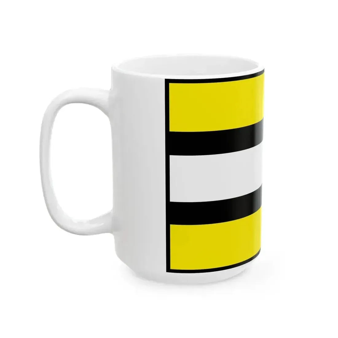 Chminany Presov Flag (Slovakia) White Coffee Mug - Go Mug Yourself