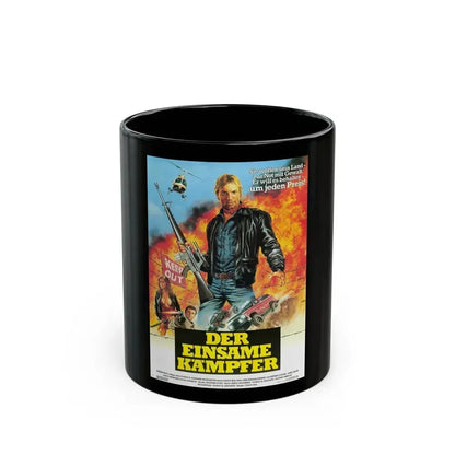 CHOKE CANYON (GERMAN) 1986 Movie Poster - Black Coffee Mug 11oz - Go Mug Yourself