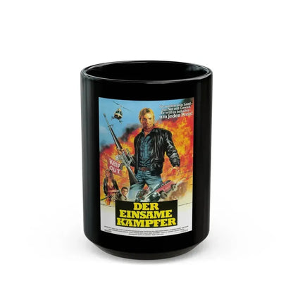 CHOKE CANYON (GERMAN) 1986 Movie Poster - Black Coffee Mug 15oz - Go Mug Yourself