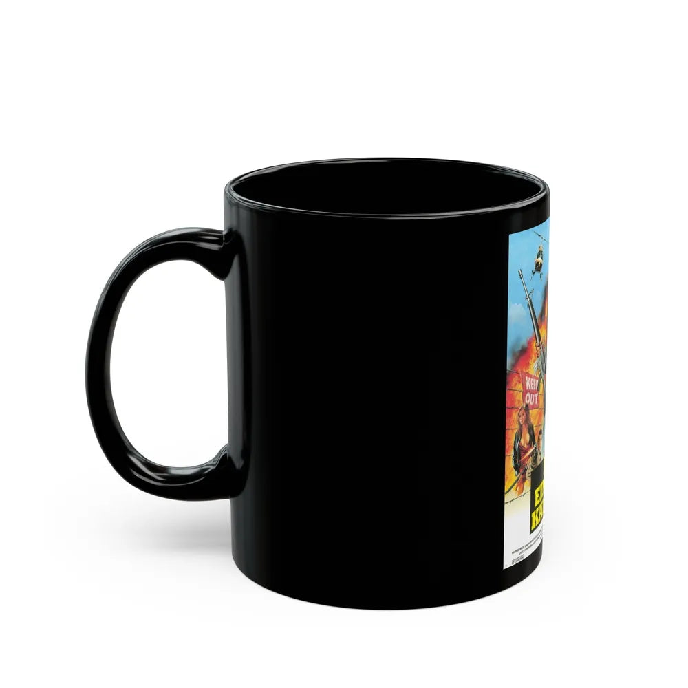 CHOKE CANYON (GERMAN) 1986 Movie Poster - Black Coffee Mug-Go Mug Yourself