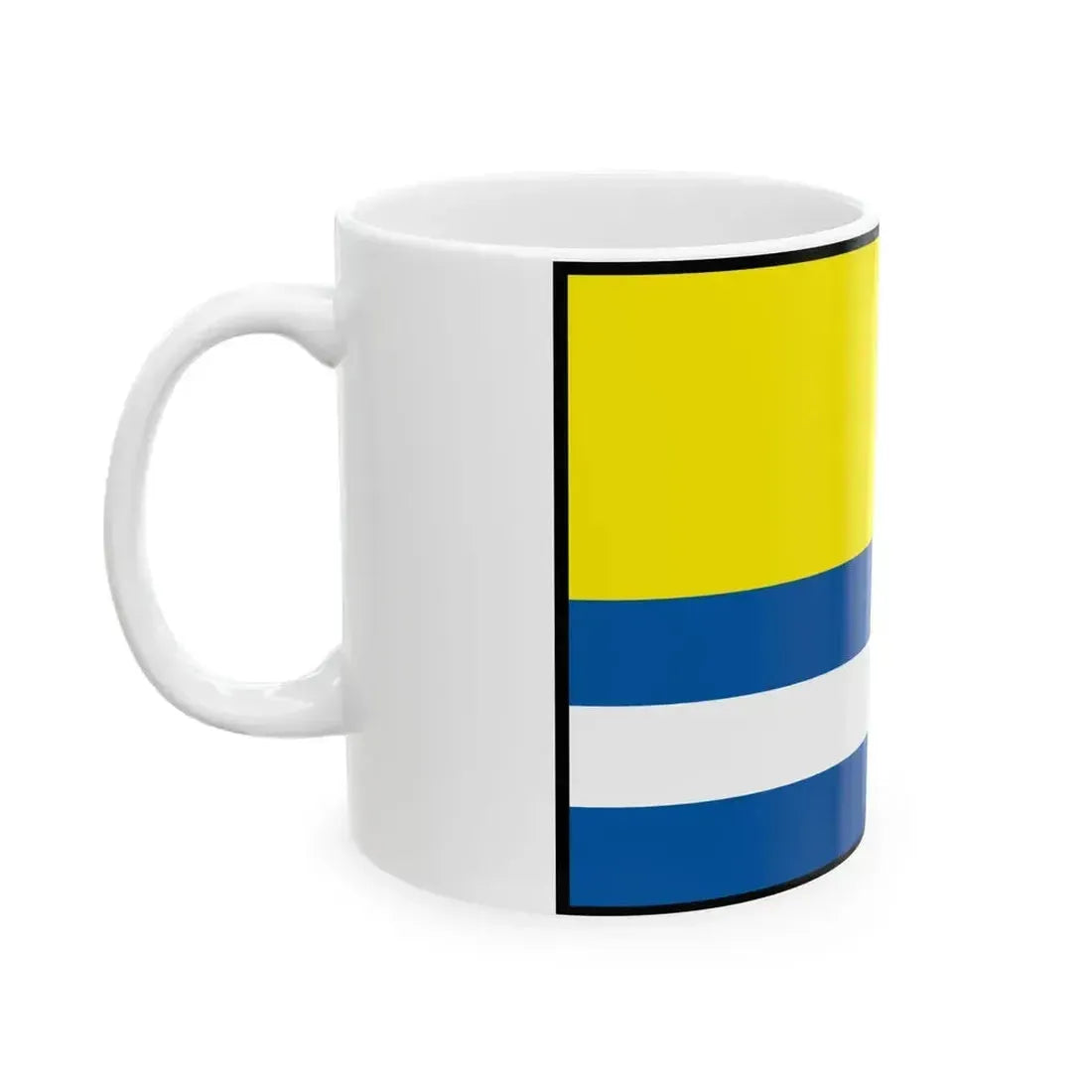 Chonkovce Sobrance Flag (Slovakia) White Coffee Mug - Go Mug Yourself