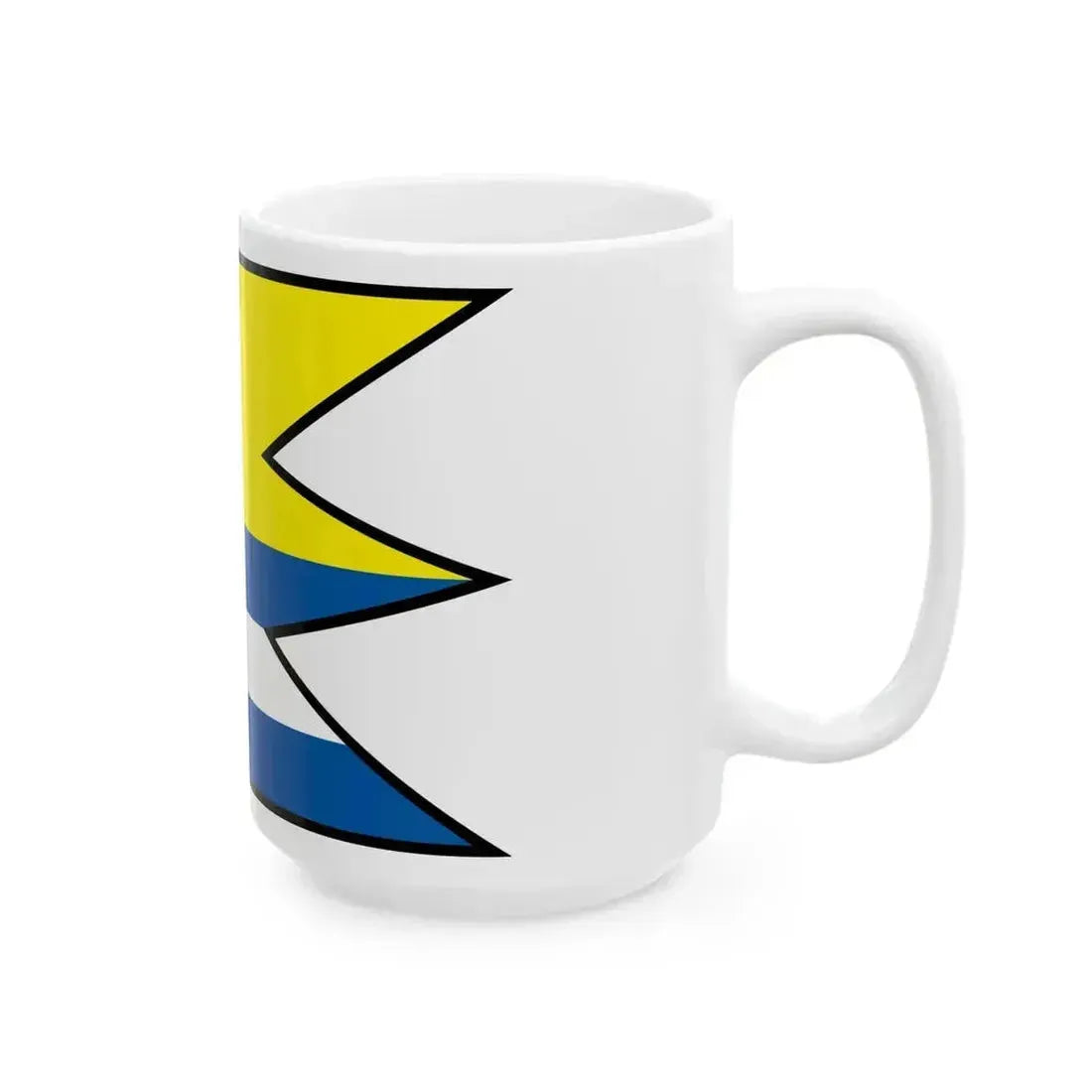 Chonkovce Sobrance Flag (Slovakia) White Coffee Mug - Go Mug Yourself