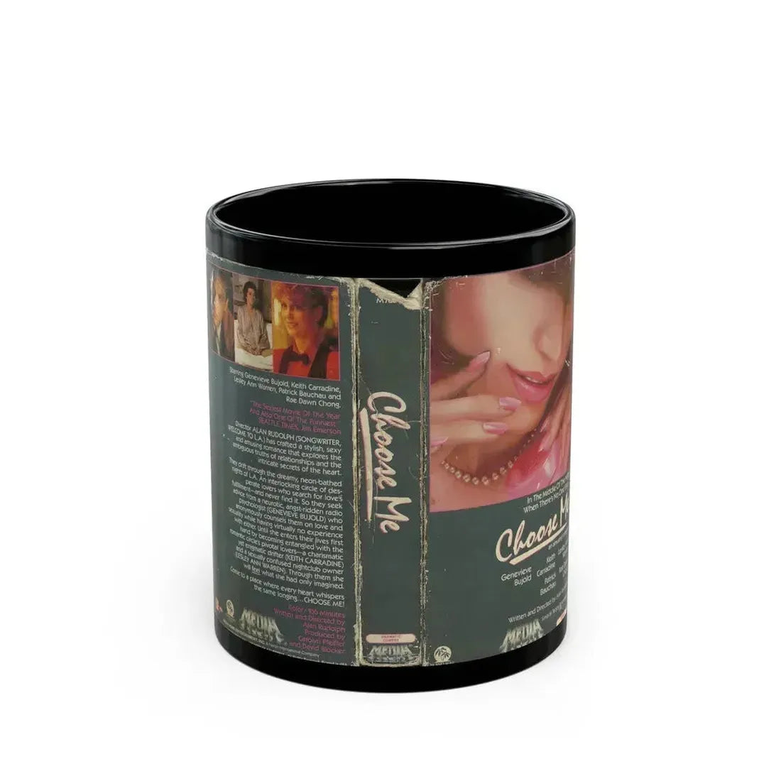 CHOOSE ME (VHS COVER) - Black Coffee Mug 11oz - Go Mug Yourself