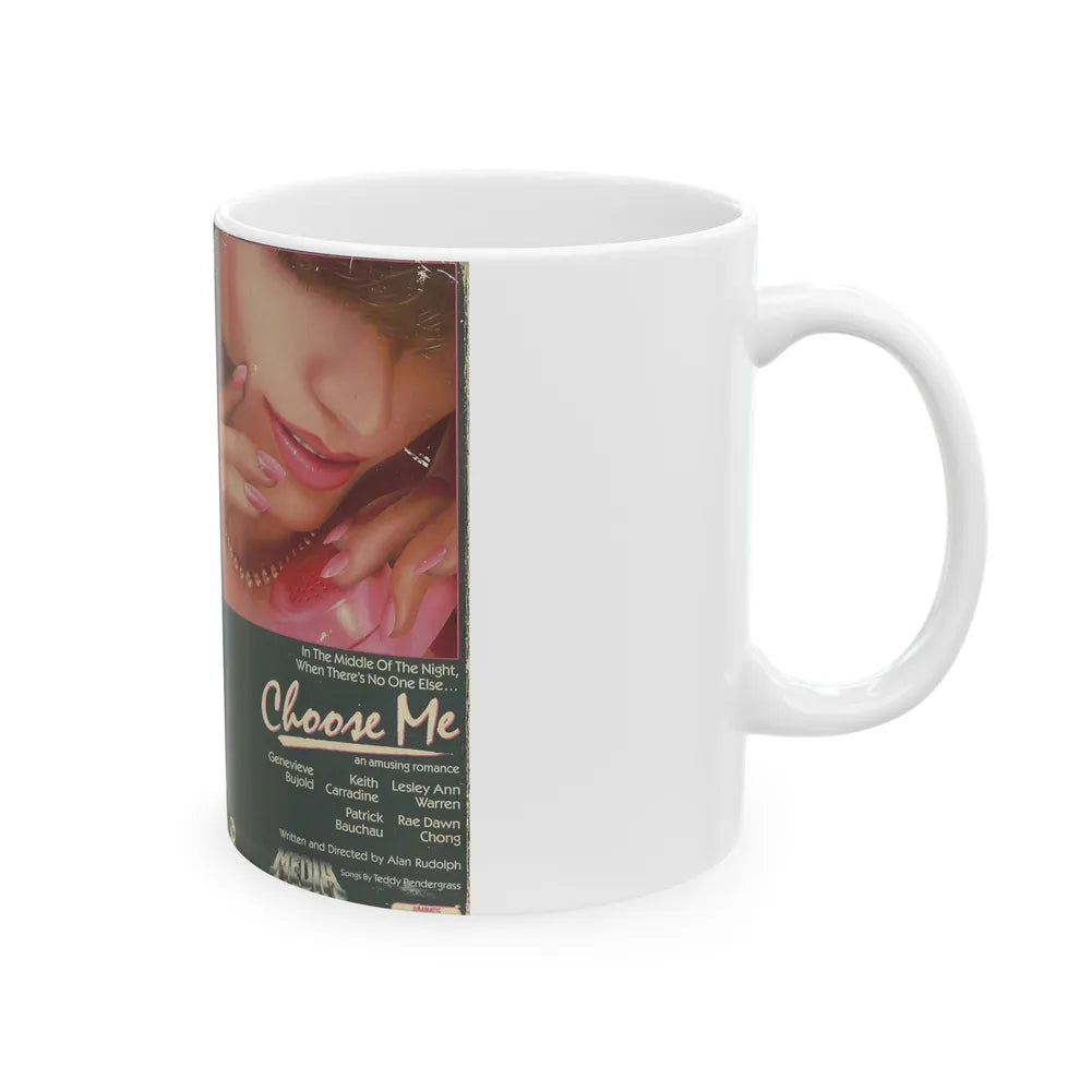 CHOOSE ME (VHS COVER) - White Coffee Mug-Go Mug Yourself