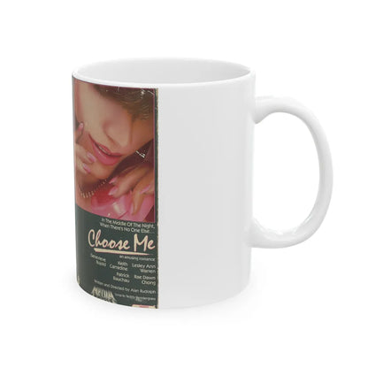 CHOOSE ME (VHS COVER) - White Coffee Mug-Go Mug Yourself