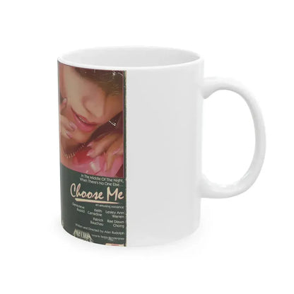 CHOOSE ME (VHS COVER) - White Coffee Mug - Go Mug Yourself