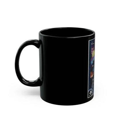 CHOPPER CHICKS IN ZOMBIETOWN 1989 Movie Poster - Black Coffee Mug - Go Mug Yourself