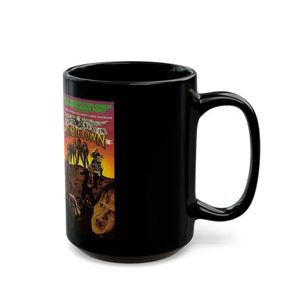 CHOPPER CHICKS IN ZOMBIETOWN (VHS COVER) - Black Coffee Mug-Go Mug Yourself