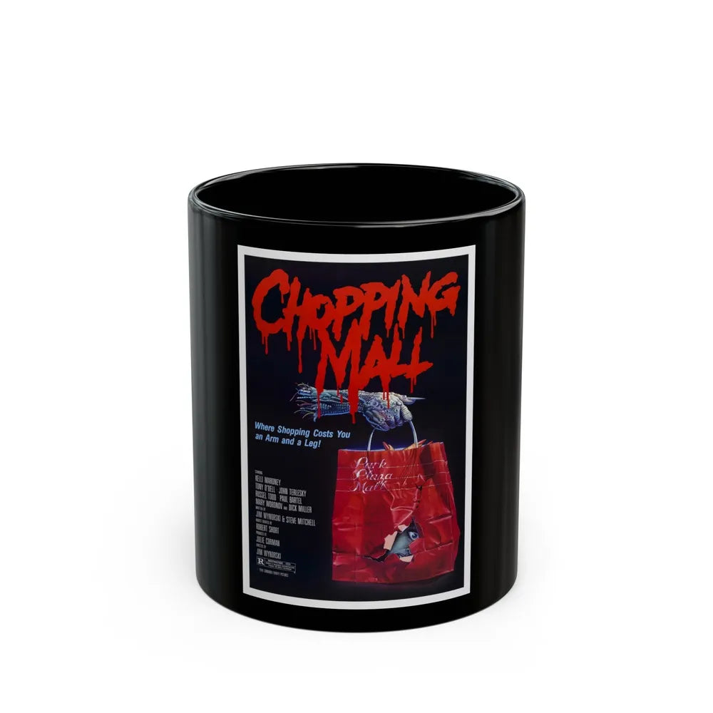 CHOPPING MALL 1986 Movie Poster - Black Coffee Mug-11oz-Go Mug Yourself