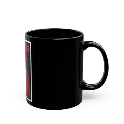 CHOPPING MALL 1986 Movie Poster - Black Coffee Mug-Go Mug Yourself