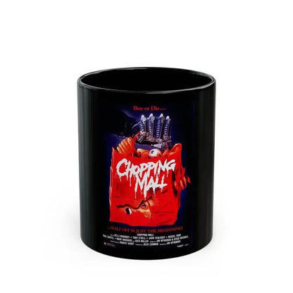 CHOPPING MALL (2) 1986 Movie Poster - Black Coffee Mug 11oz - Go Mug Yourself
