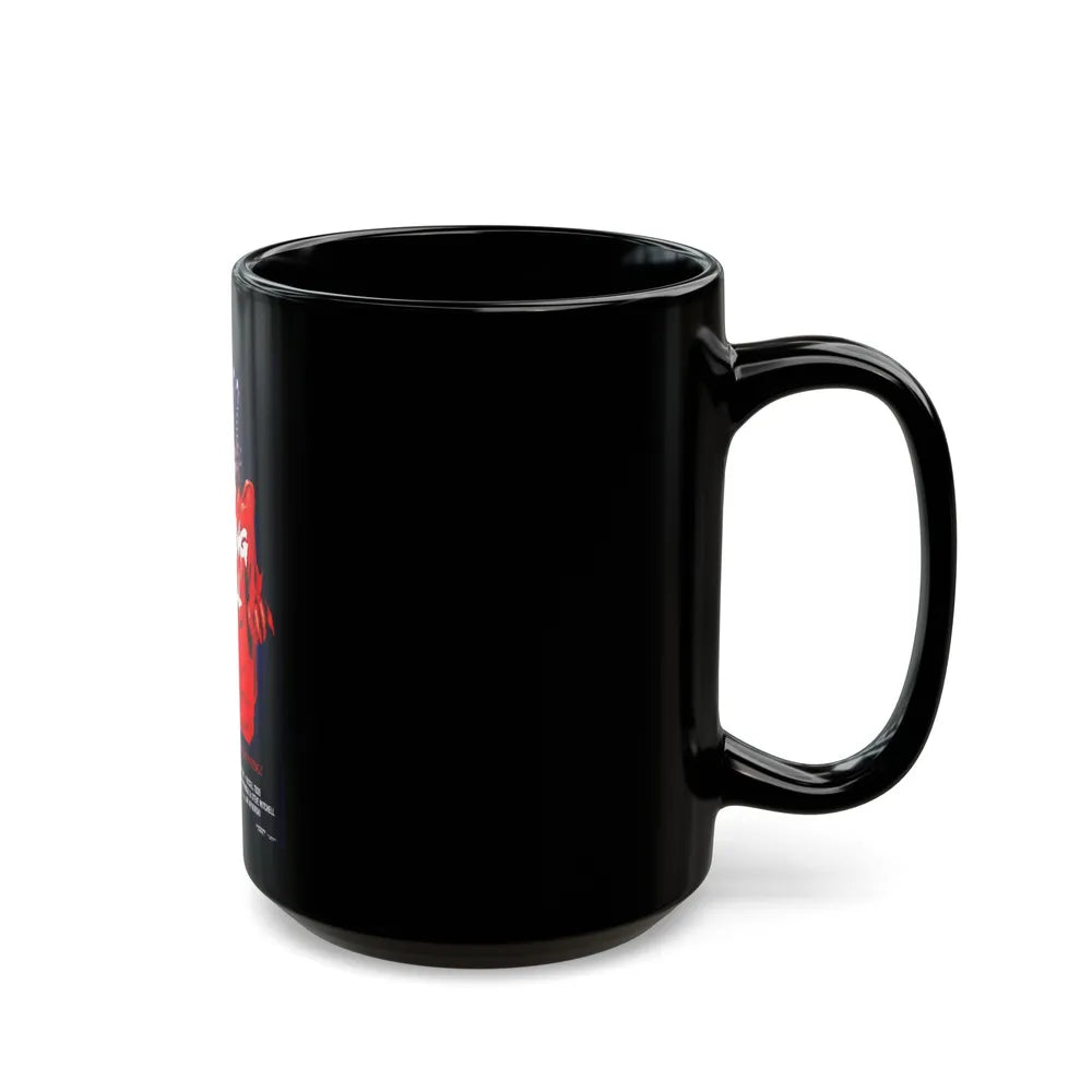 CHOPPING MALL (2) 1986 Movie Poster - Black Coffee Mug-Go Mug Yourself