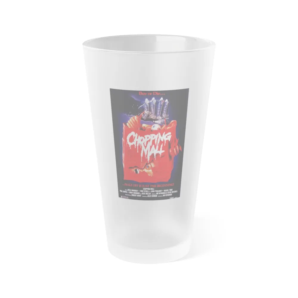 CHOPPING MALL (2) 1986 Movie Poster - Frosted Pint Glass 16oz-16oz-Frosted-Go Mug Yourself