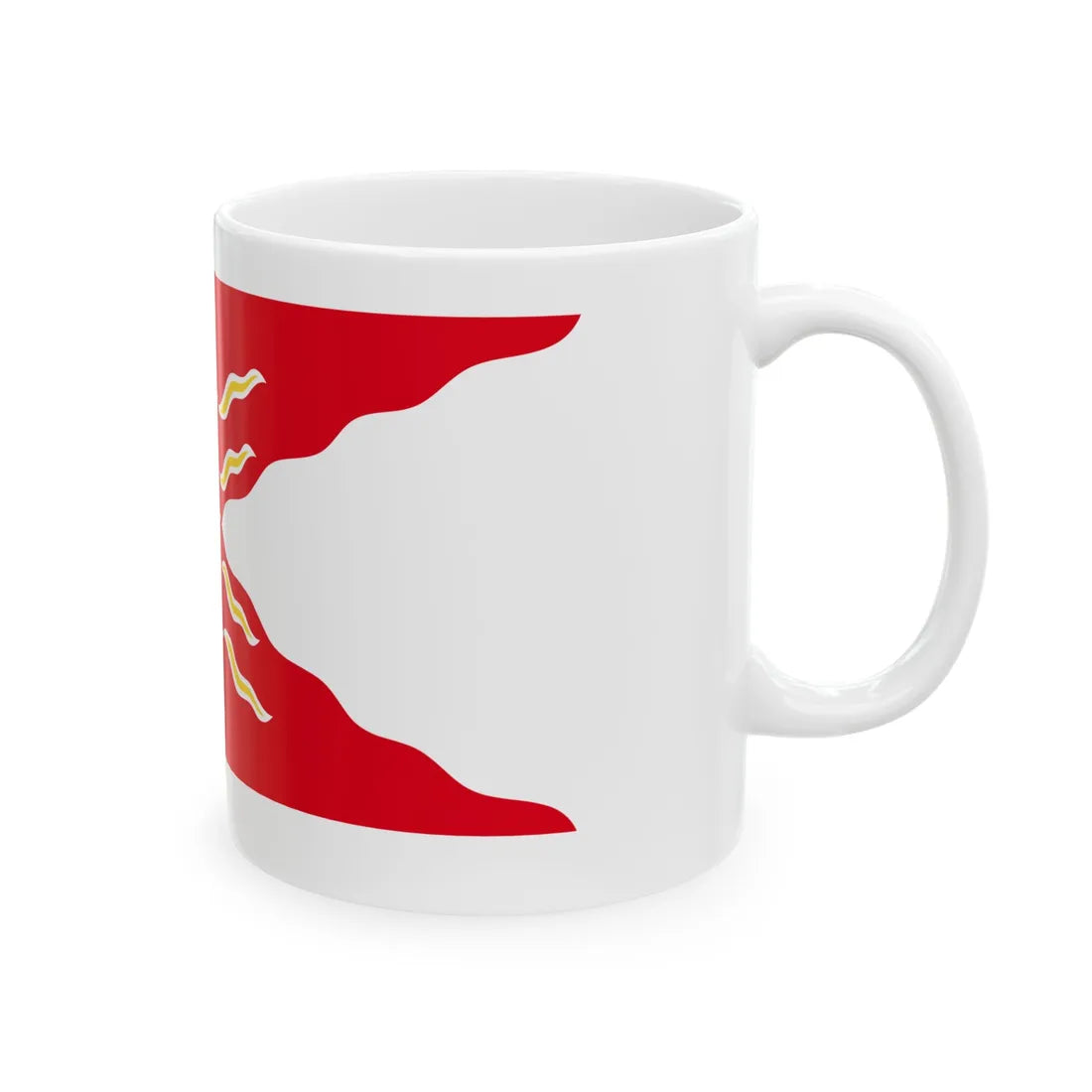 Choragiew jazdy sprzed 1660 roku (Poland) White Coffee Mug - Go Mug Yourself