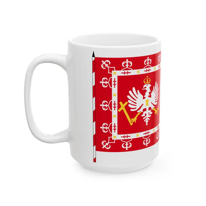 Choragiew jazdy sprzed 1660 roku (Poland) White Coffee Mug - Go Mug Yourself