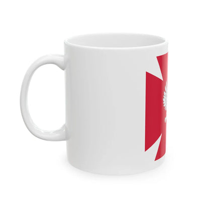 Choragiew Wojska Polskiego (Poland) White Coffee Mug - Go Mug Yourself