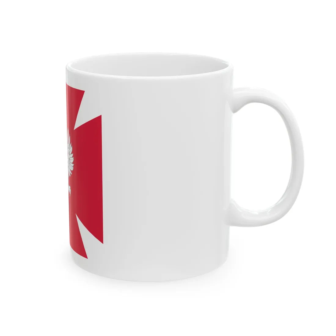Choragiew Wojska Polskiego (Poland) White Coffee Mug - Go Mug Yourself