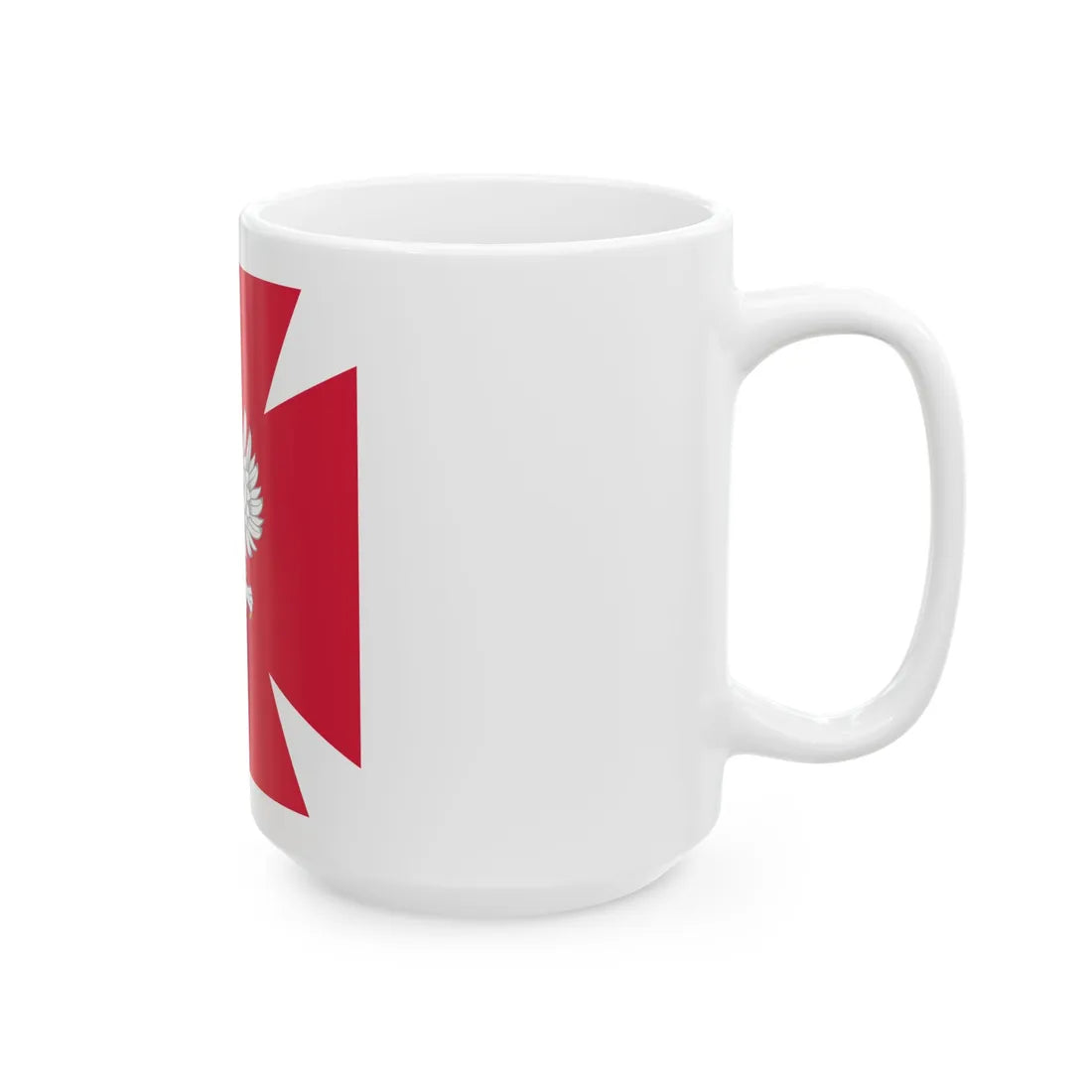 Choragiew Wojska Polskiego (Poland) White Coffee Mug - Go Mug Yourself