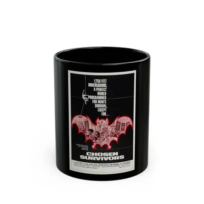 CHOSEN SURVIVORS 1974 Movie Poster - Black Coffee Mug 11oz - Go Mug Yourself