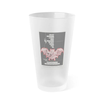 CHOSEN SURVIVORS 1974 Movie Poster - Frosted Pint Glass 16oz-16oz-Frosted-Go Mug Yourself