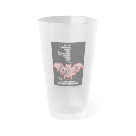 CHOSEN SURVIVORS 1974 Movie Poster - Frosted Pint Glass 16oz 16oz Frosted - Go Mug Yourself