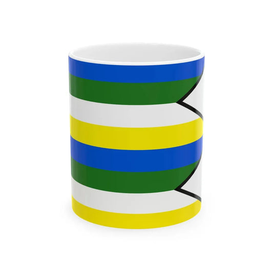 Chrastne Kosice Okolie Flag (Slovakia) White Coffee Mug 11oz - Go Mug Yourself