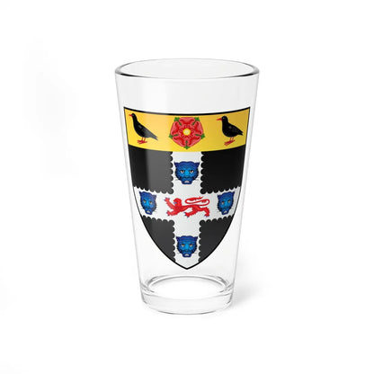 Christ Church Oxford Coat Of Arms (England) (Coat of Arms) Pint Glass 16oz 16oz - Go Mug Yourself