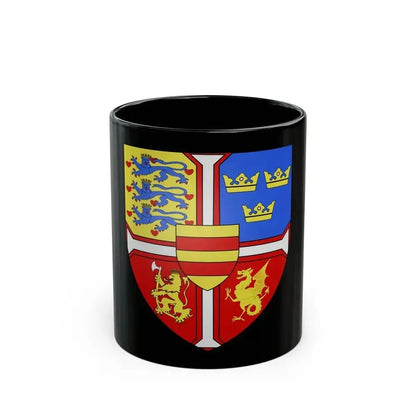 Christian I of Denmark Coat of Arms 1457-1460 - Black Coffee Mug 11oz - Go Mug Yourself