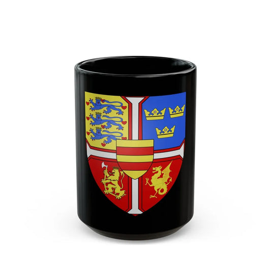 Christian I of Denmark Coat of Arms 1457-1460 - Black Coffee Mug-15oz-Go Mug Yourself