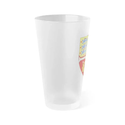 Christian I of Denmark Coat of Arms 1457-1460 - Frosted Pint Glass 16oz - Go Mug Yourself