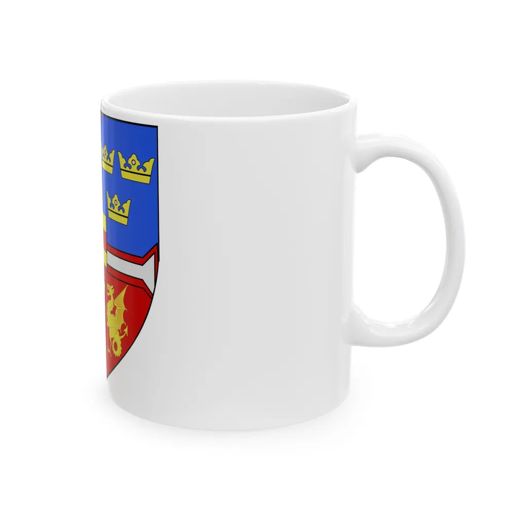 Christian I of Denmark Coat of Arms 1457-1460 - White Coffee Mug-Go Mug Yourself