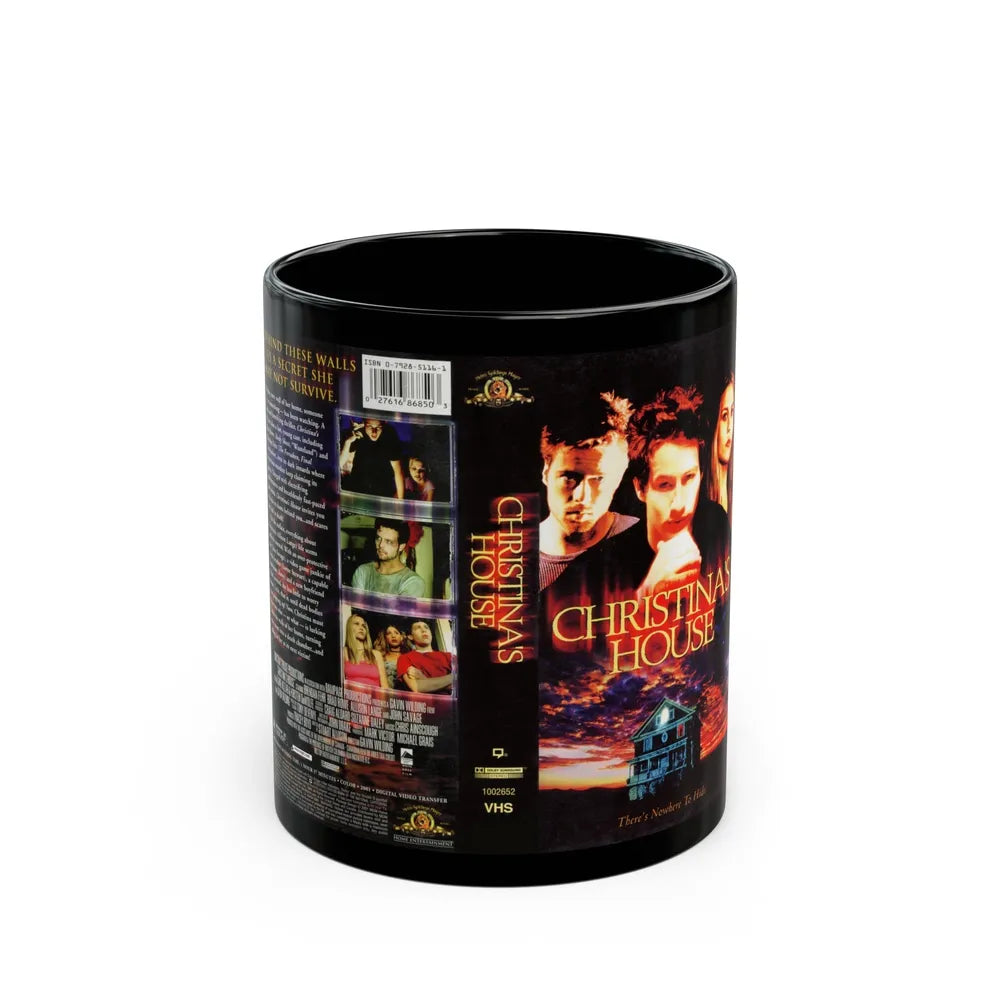 CHRISTINAS HOUSE (VHS COVER) - Black Coffee Mug-11oz-Go Mug Yourself