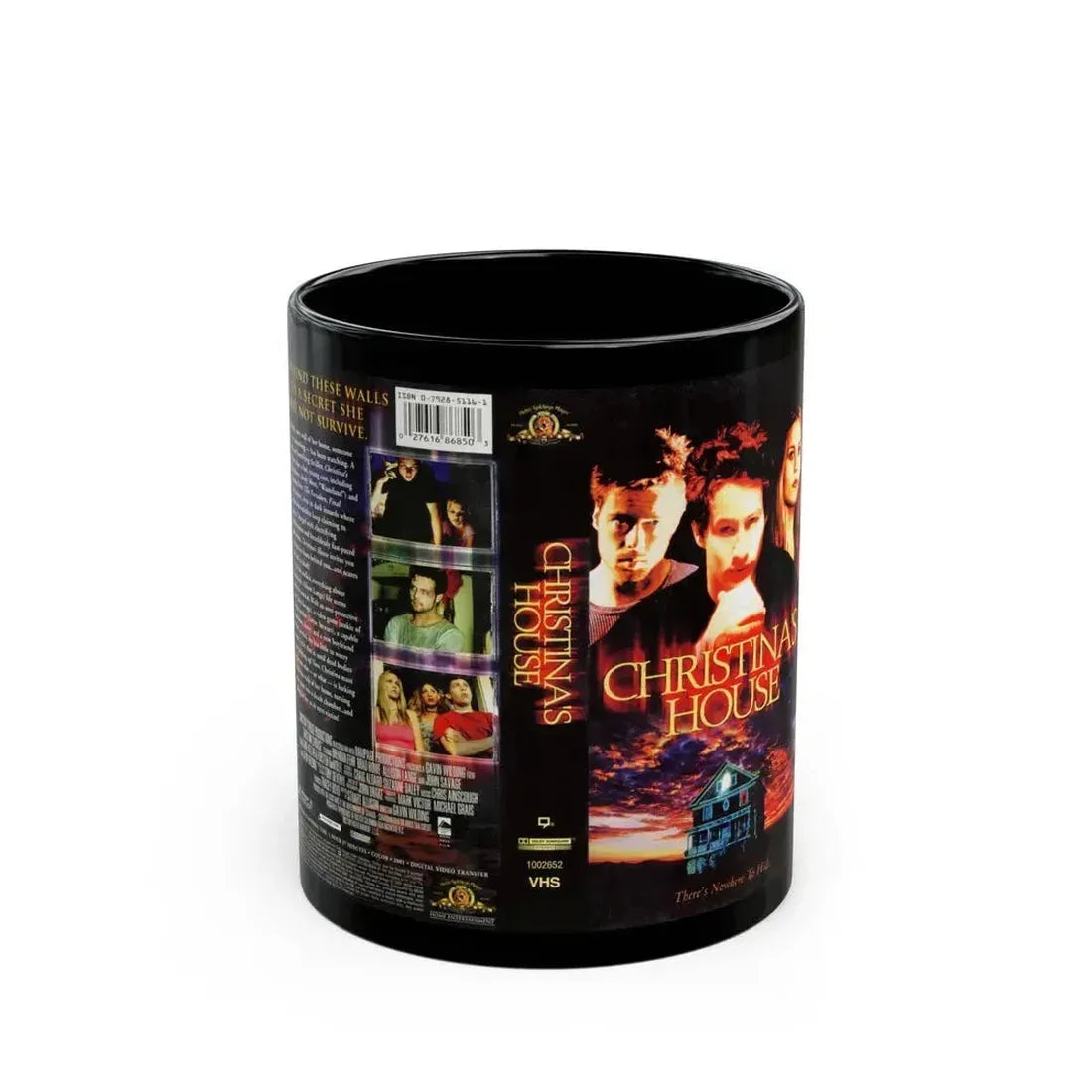CHRISTINAS HOUSE (VHS COVER) - Black Coffee Mug 11oz - Go Mug Yourself