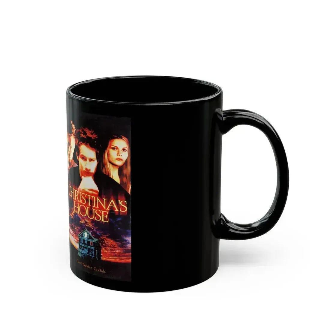 CHRISTINAS HOUSE (VHS COVER) - Black Coffee Mug - Go Mug Yourself
