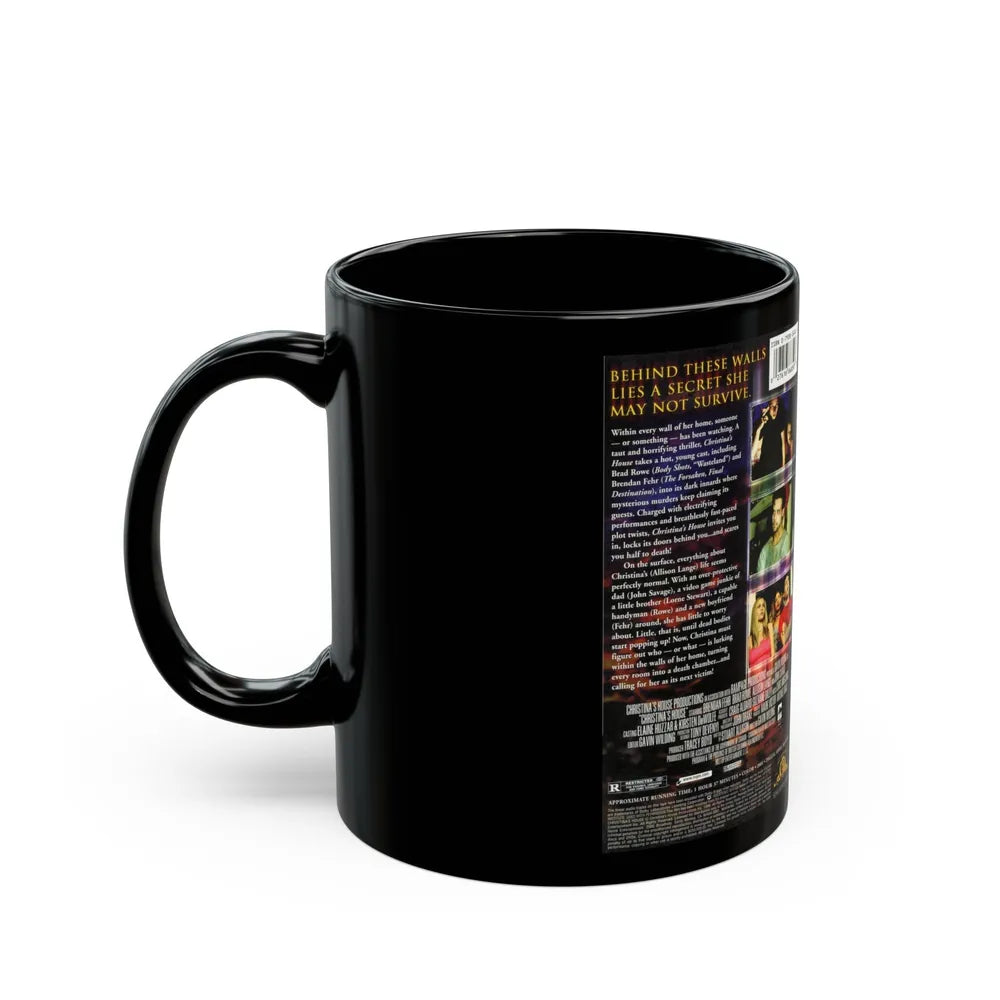 CHRISTINAS HOUSE (VHS COVER) - Black Coffee Mug-Go Mug Yourself