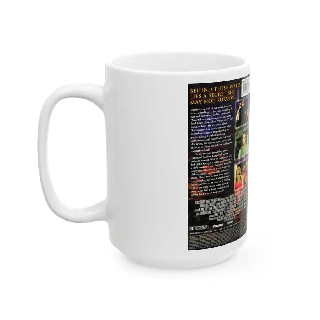 CHRISTINAS HOUSE (VHS COVER) - White Coffee Mug - Go Mug Yourself