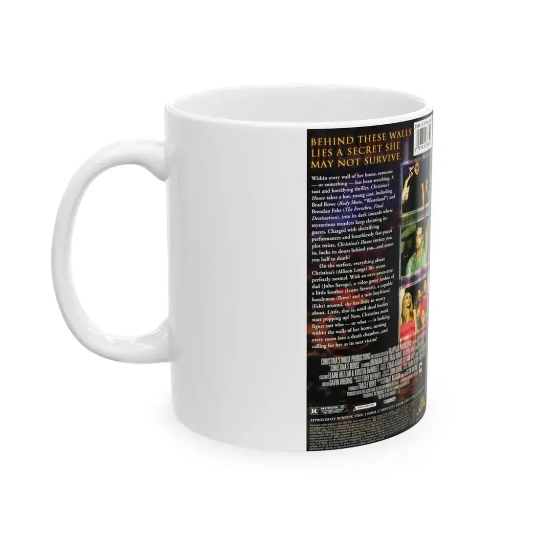 CHRISTINAS HOUSE (VHS COVER) - White Coffee Mug - Go Mug Yourself