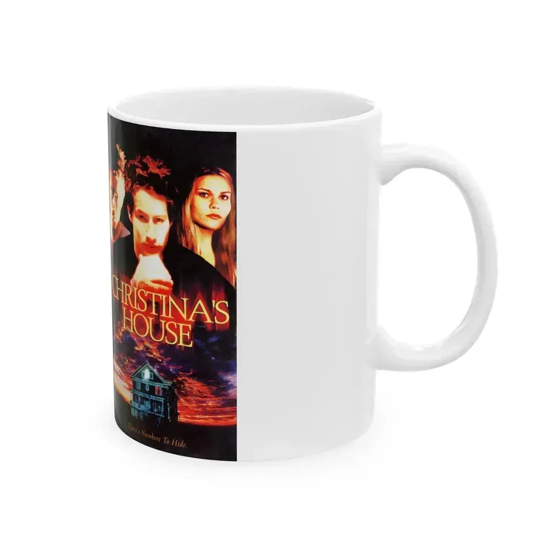 CHRISTINAS HOUSE (VHS COVER) - White Coffee Mug - Go Mug Yourself